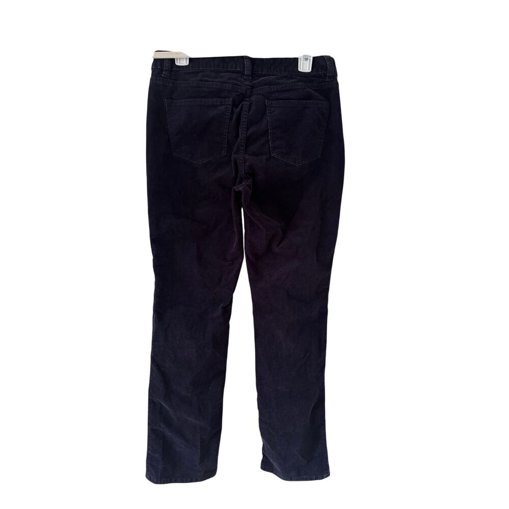 Talbots Petite Black Corduroy Pants Size 8P - Picture 7 of 8